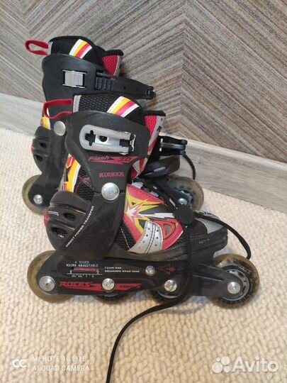 Роликовые коньки детские раздвижные