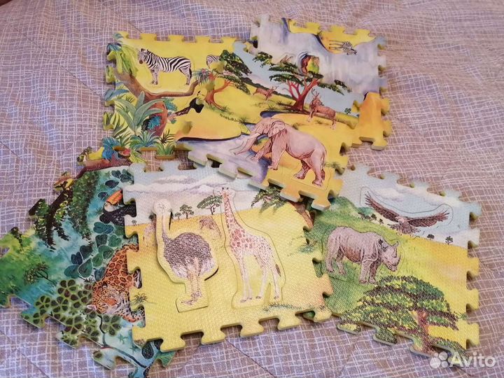 Развивающий коврик пазл