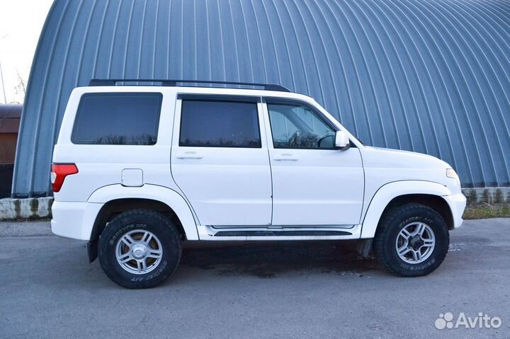 Рейлинги для UAZ Patriot 2005- черные, пт групп