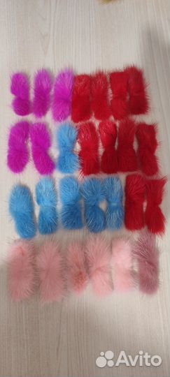 Полоски меха норки