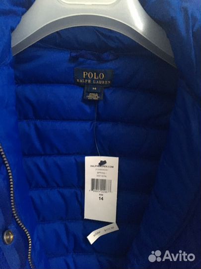 Продам новую куртку Ralph Lauren Италия на 10-12 л