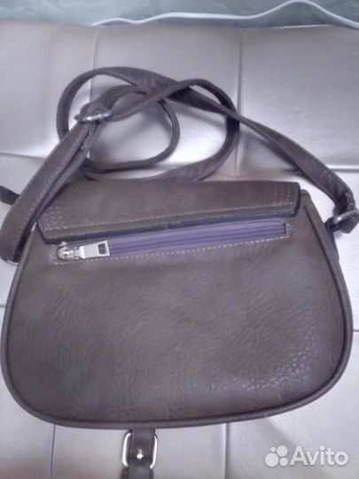 Сумка из натуральной зернистой кожи