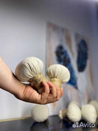 Травяные мешочки для массажа