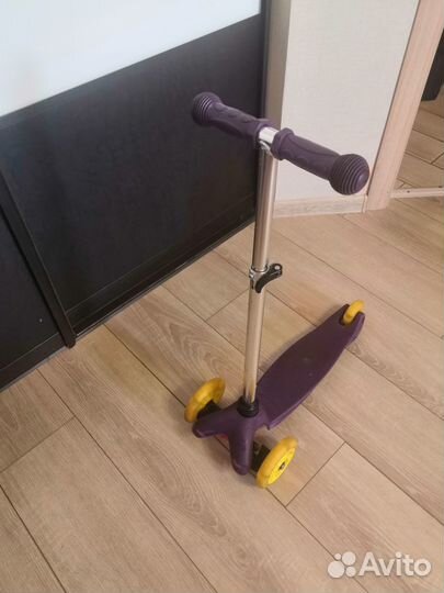 Самокат детский трехколесный бу