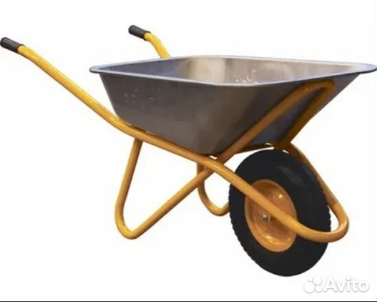 Тачка polyagro строительная 90л 1 колесо