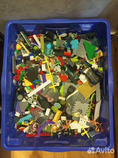 Lego микс 12 кг контейнер