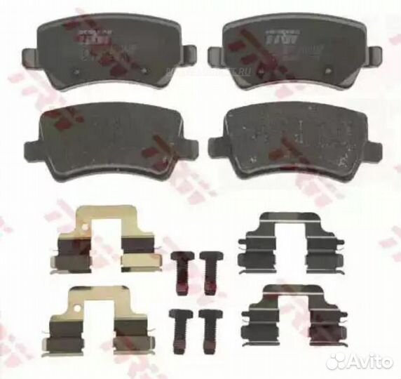 TRW GDB1685 Колодки тормозные дисковые зад