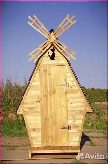 Уличный туалет домик с установкой QDK