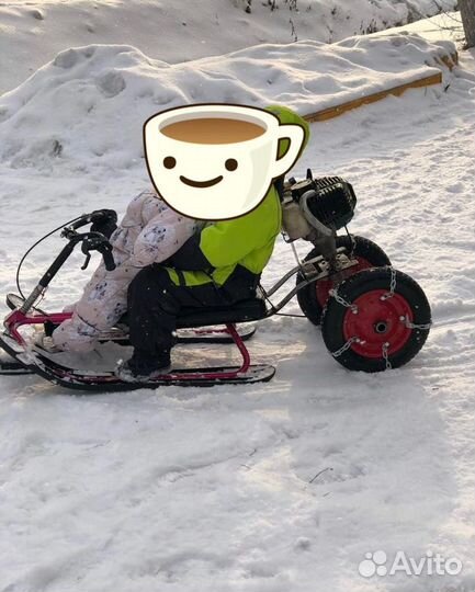 Снегокат с мотором