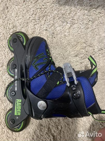 Ролики детские Raider K2 размер EUR 29-34