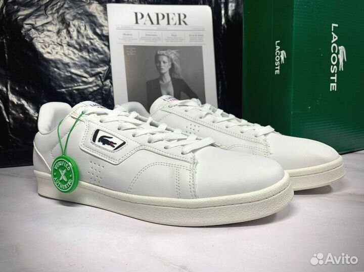 Кроссовки lacoste белые