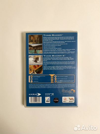Tomb Raider & Tomb Raider II зару лицензия DVD-box