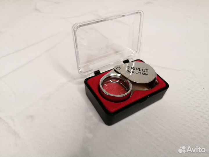 Лупа 30 крат стекло