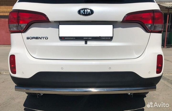 KIA Sorento 2013 Защита заднего бампера