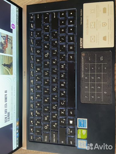 Asus Zenbook 14 с Windows 11 (512Gb/8Gb/2Gb/3.1Гц)