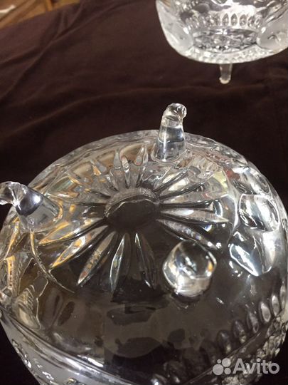 Конфетница хрусталь СССР
