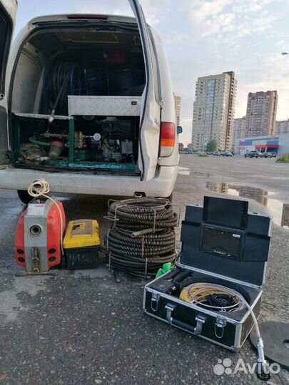 Устранение засоров/прочистка труб канализации