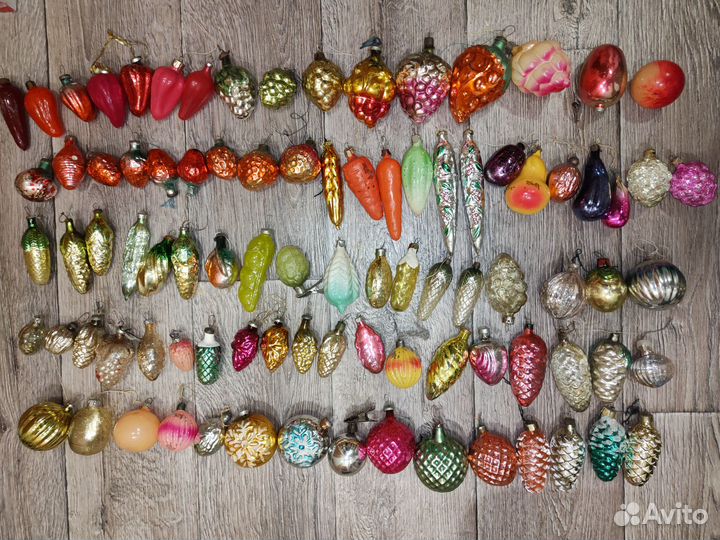 Игрушки елочные СССР