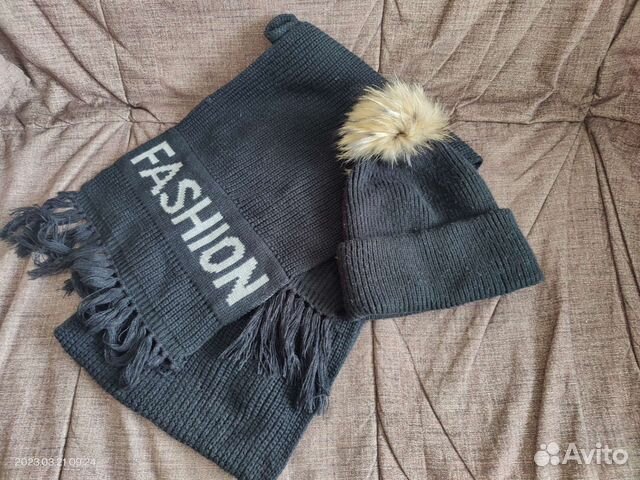 Женский шарф и шапка
