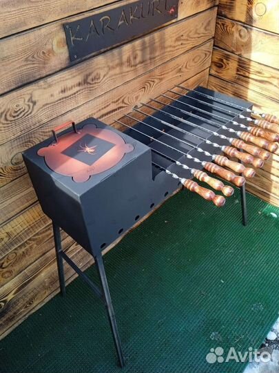 Мангал с подказанником