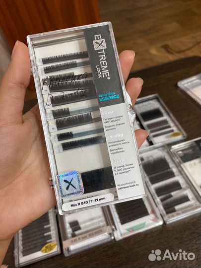 Ресницы для наращивания готовые пучки