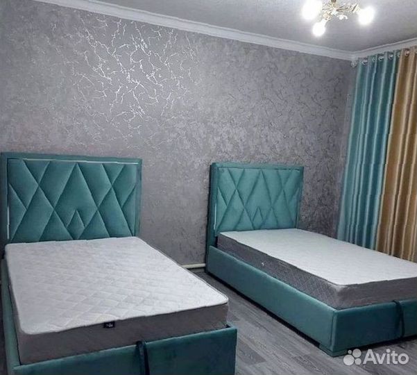 Кровать односпальная мягкая