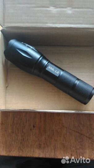 Яркий фонарик с диодом L2 Алюминиевый корпус. зум