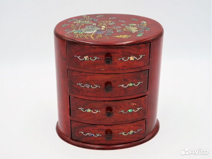 Старинная шкатулка Шинуазри. Для украшений