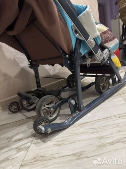 Санки коляска nika kids