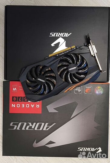 Видеокарта RX 570 4gb Aorus