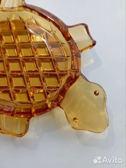 Пепельница Чехословакия цветное стекло