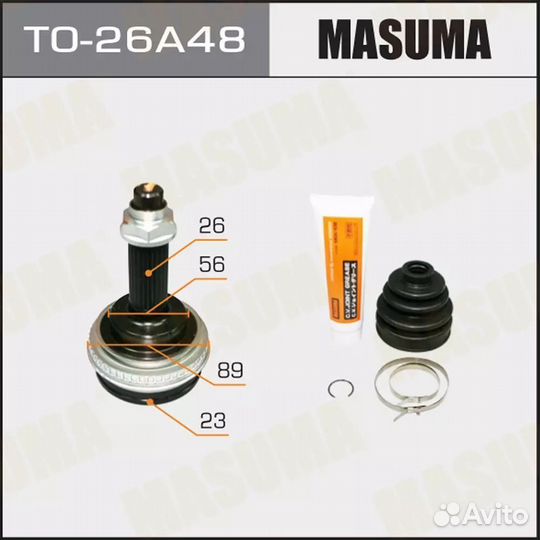 Шрус наружный toyota