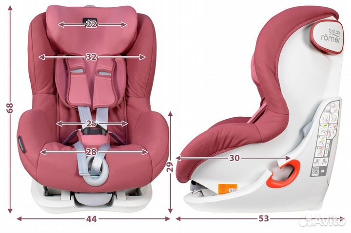 Автокресло britax roemer king 2 9-18кг