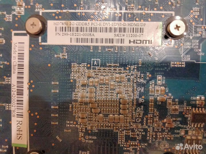 Видеокарта Sapphire AMD Radeon HD 7850