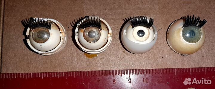 Туфельки от кукол СССР,Глаза от кукол