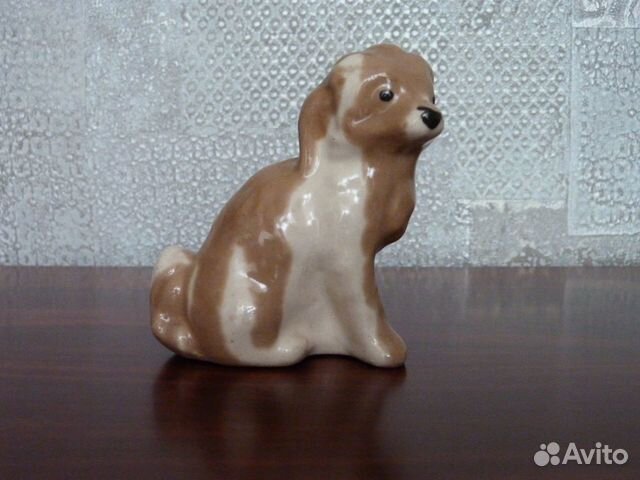 Фарфоровые статуэтки собака лфз