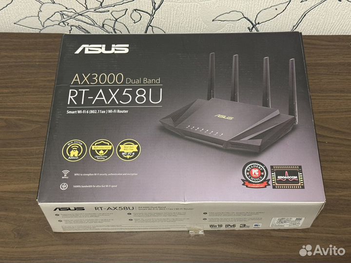 Wi-Fi роутер asus RT-AX58U