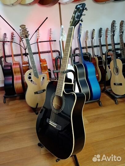 Новая электроакустическая гитара Cort AD880CE-BK*