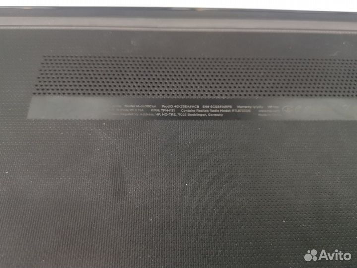 Ноутбук HP 14-ck0001ur