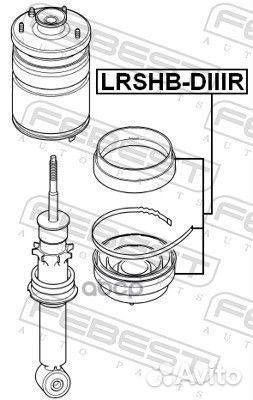 Пыльник заднего амортизатора lrshb-diiir Febest