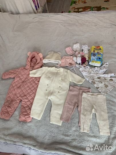 Пакет вещей на девочку до года 2-6м