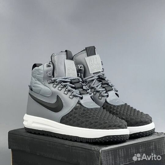 Кеды Nike Lunar Force 1 Duckboot зима с мехом
