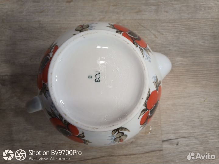 Чайник заварочный фарфоровый СССР