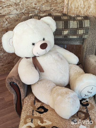 Плюшевый медведь, большой 110 см