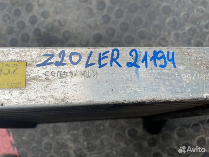 Интеркулер Opel 13161078 Z20LER