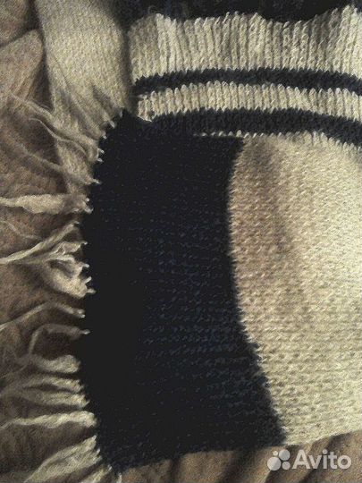 Шарф шерстяной, ретро