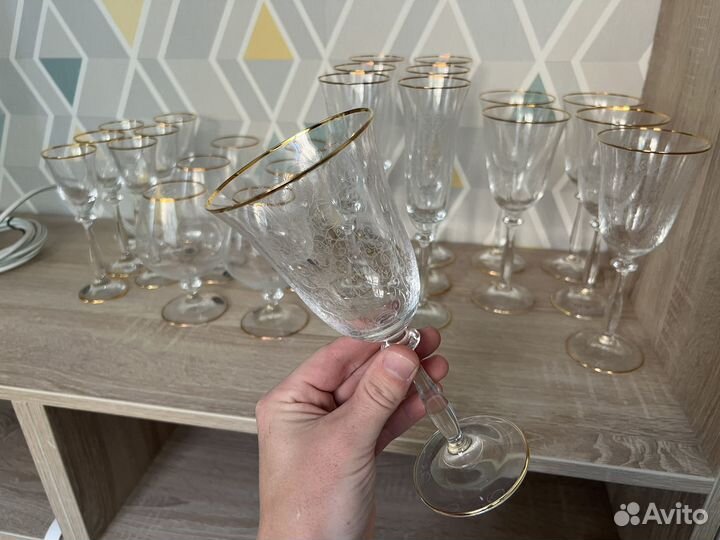 Набор бокалов Bohemia Angela 48 штук