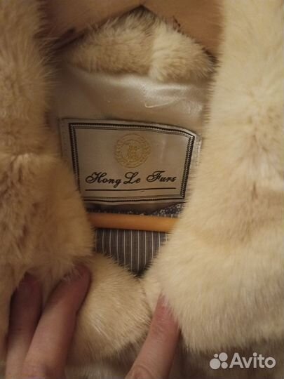 Шуба норковая 42 44 белая