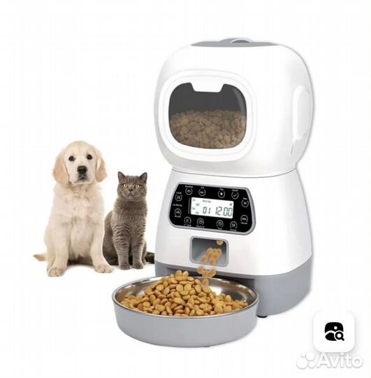 Автоматическая кормушка для кошек и собак