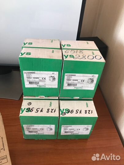 Schneider LC1D096MD Контактор, новый, 10 шт